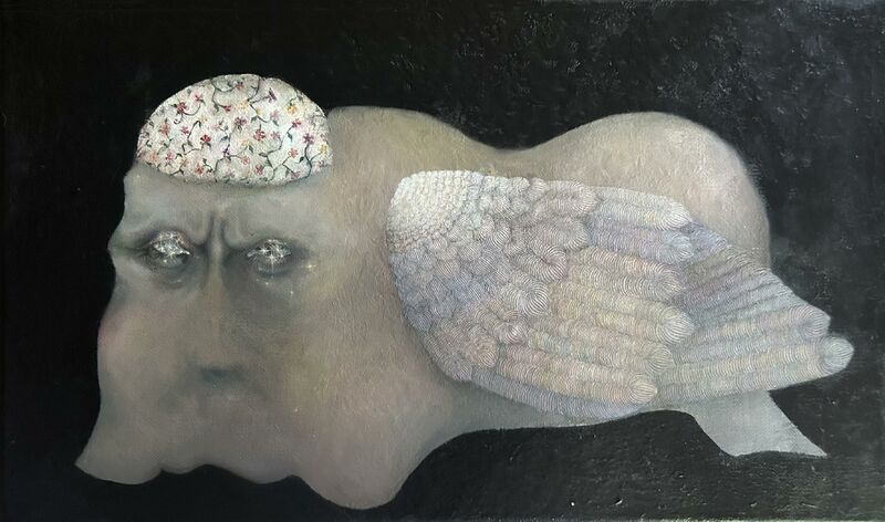 Bulbous Form No.2 - a Paintings by Lena Oczkowska
